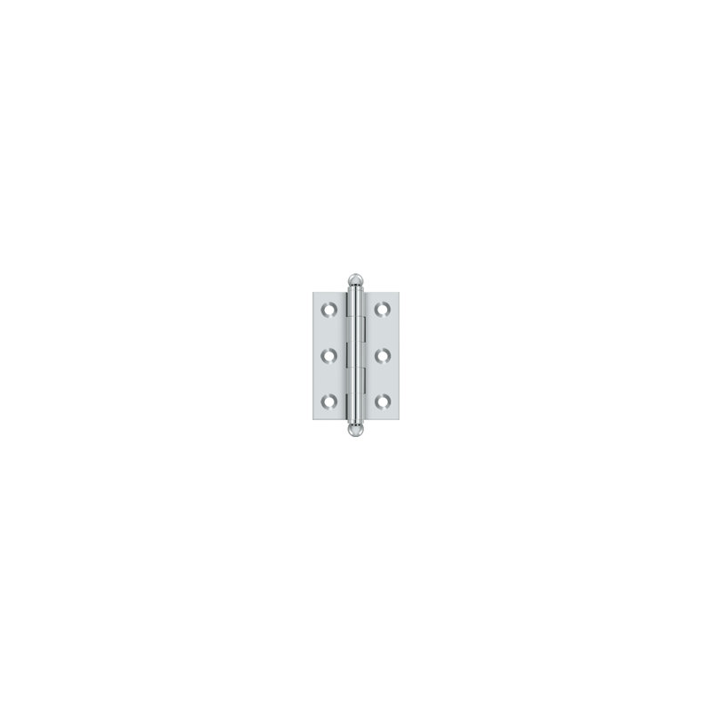 2.5'' x 1.69'' Butt Bearing Hinge, Polished Chrome