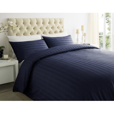 Satin Solid Colour Duvet Cover Set with Pillowcases