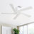 5 Solid Wood Blades Indoor Flush Mount Ceiling Fan With Remote-643255207-668650131-643255205