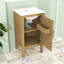Armoire de salle de bain avec lavabo et tablette réglable