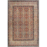 Antique One-of-a-Kind Rectangle 12'6" X 18'3" Hand Knotted Area Rug