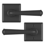 Federal Door Lever with Rosette