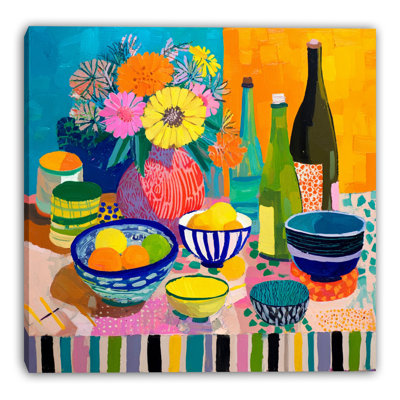 Painterly Valley Wrapped Canvas Wall Art