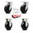 4 Piece Phenolic Caster Set