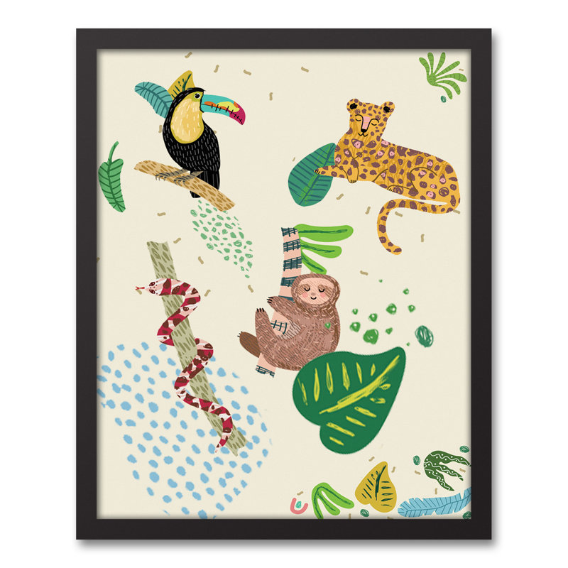 Art encadré, H 21,75 po x l 17,75 po x P 1,75 po