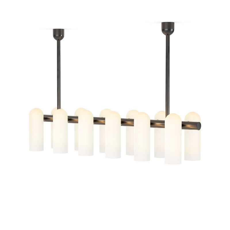 Odyssey 12 - Light Chandelier, Black Gunmetal