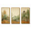 «Green Beige Wild Forest Essence I», art mural tachisme-75104208-75104210