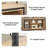 42" Kitchen Island Storage With Sliding Barn Door