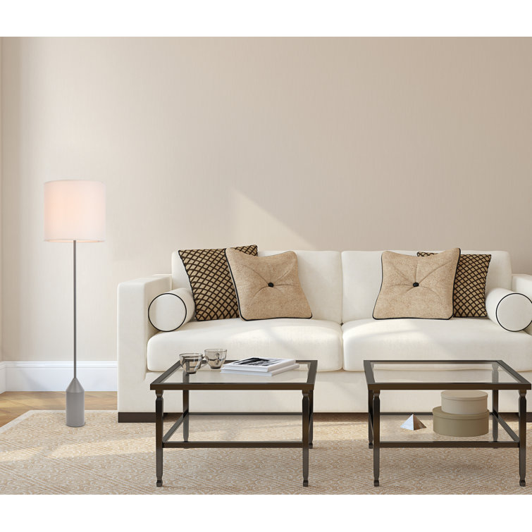 Passyunk 59.5'' Traditional Floor Lamp with Outlet