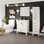 Meuble-lavabo en porcelaine encastrable l 30 po x P 18 po Eviva London-25180574-89192814