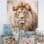 Fierce Lion II - Lion, art mural