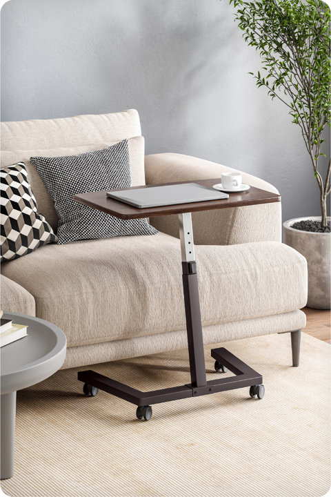 Mobile Sitting Desk Cart