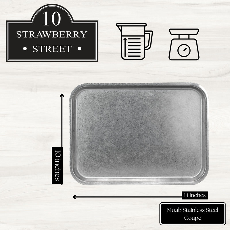 Vaisselle 10 pièces 10 Strawberry Street Moab, assiette rectangulaire 10 "x 14"
