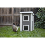 Rines ECOFLEX Elevated Multi-Access Outdoor Cat House