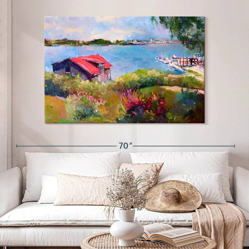 Lilie Reservoir, 34" H x 51" W