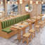 Banc de restaurant Simple Leisure Cafe