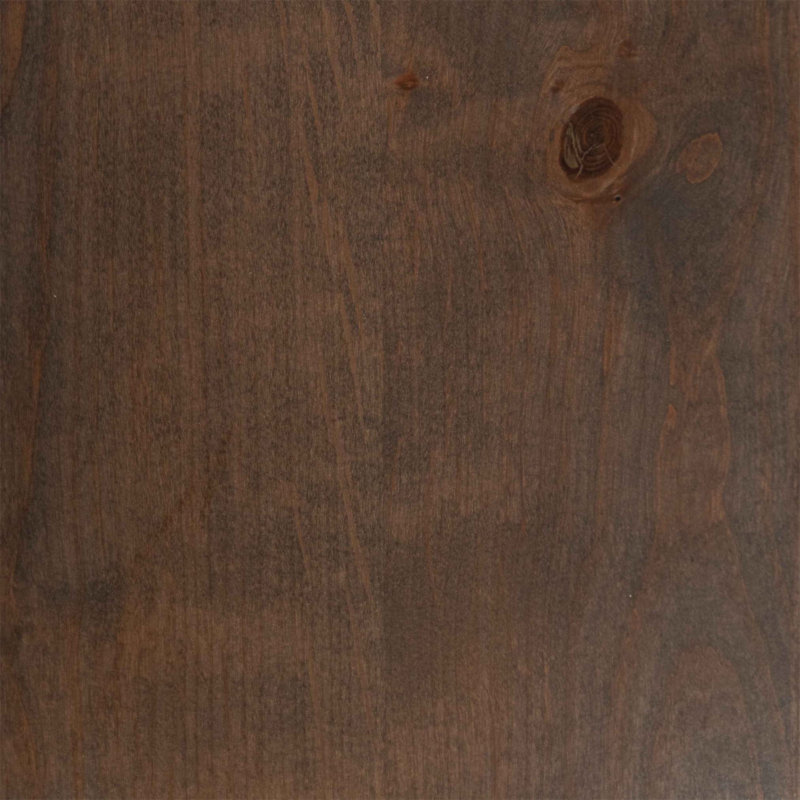 Armoire-pilier droite de 79 po de haut Middleton, finition noisette rétro avec rangement spacieux et design élégant