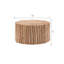 Table basse sophistiquée avec attrait moderne pour des espaces de vie élégants
