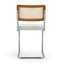 Chaise d'appoint en tissu à dossier bas-93022002