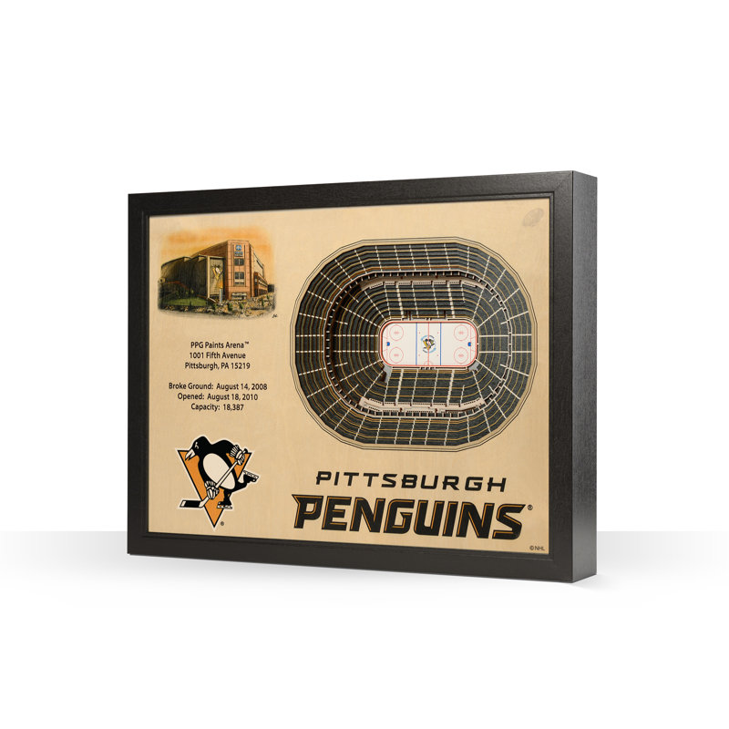 Traditional Entertainment Wall Decor, Pittsburgh Penguins