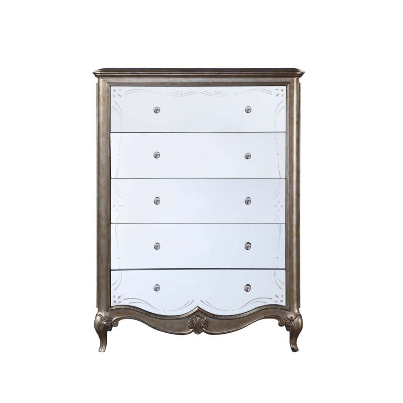Rohan Chest with Mirrored Fronts & Drawers