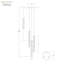 Crystal Falls 3 - Light Cluster Cylinder Pendant-293940055