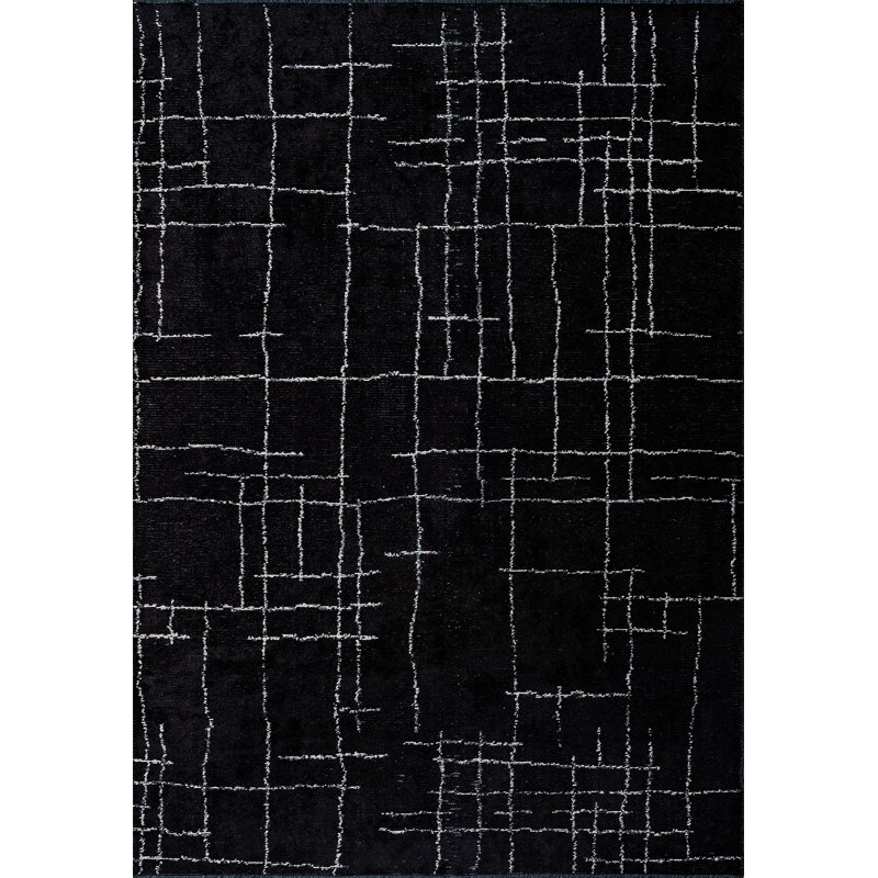 Rapture Abstract Area Rug, Rectangle 9' x 12'