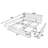 Queen Size Upholstered Bed Frame With Thick Fabric-144346979-144346978