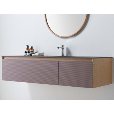 Ensemble de meuble-lavabo simple mural Diella
