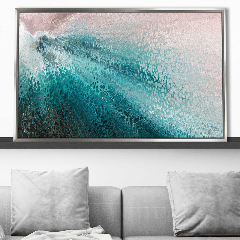 «John 17:17 Truth» par Mark Lawrence - impression, Cadre flottant argent, H 31,5 po x l 51,5 po x P 2 po