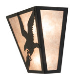 2 - Light Flush Mounted Sconce