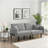 Folding Single Sofa Bed with Stereo (Gray)