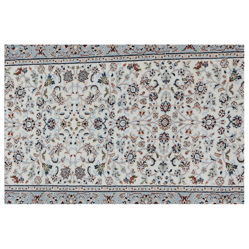 Oriental Area Rug in Ivory, Runner 2'6" x 12'