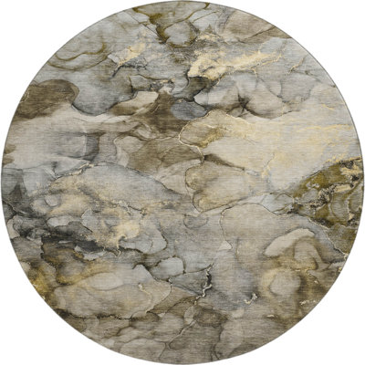 Premium Machine Washable Mayfield AMF2018 Abstract Rug