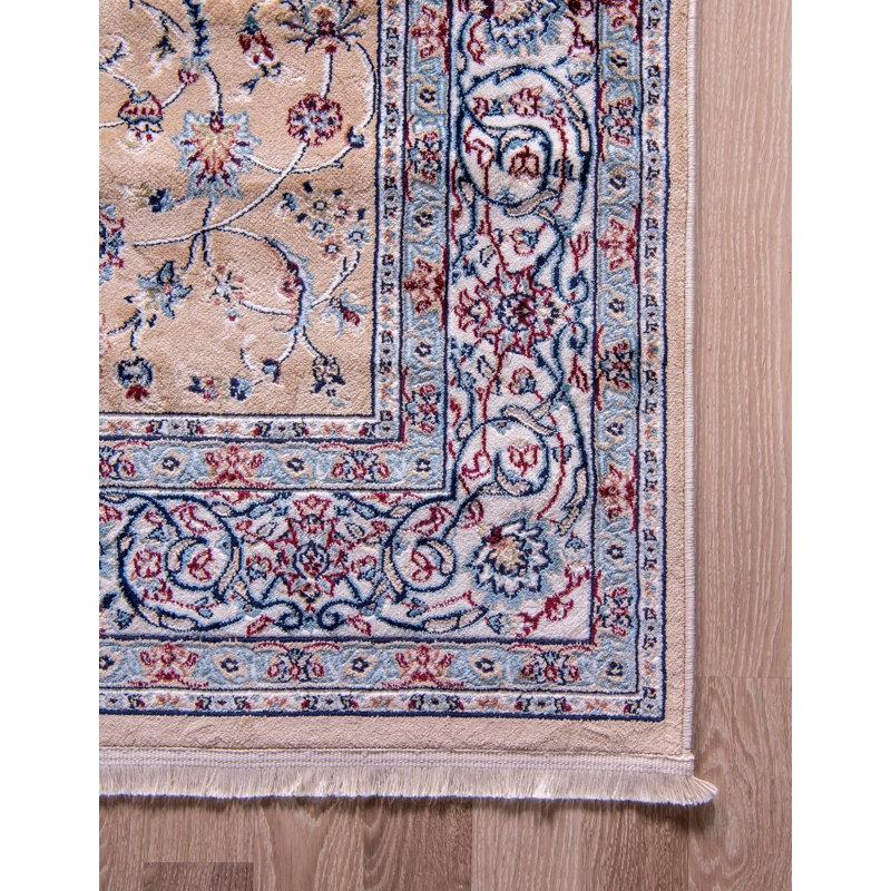 Burmeister Floral Hand Woven Area Rug, Rectangle 91 x 152cm