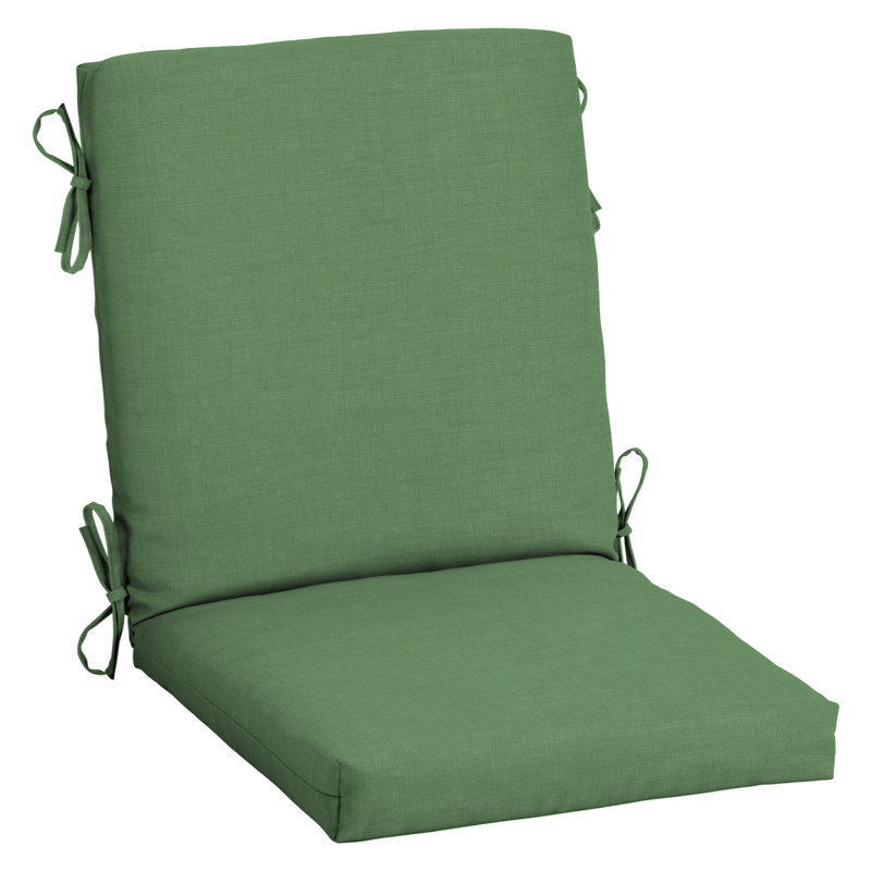 ARDEN Outdoor Lounge Chair 3.5" Cushion, 3.5" H x 18" W x 16.5" D, Moss