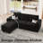Shavera Upholstered Multifunctional Removeable Storage Ottoman-361002187