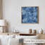 «Abstract Blue Geode», reproduction d'art moderne sans cadre II-493209552