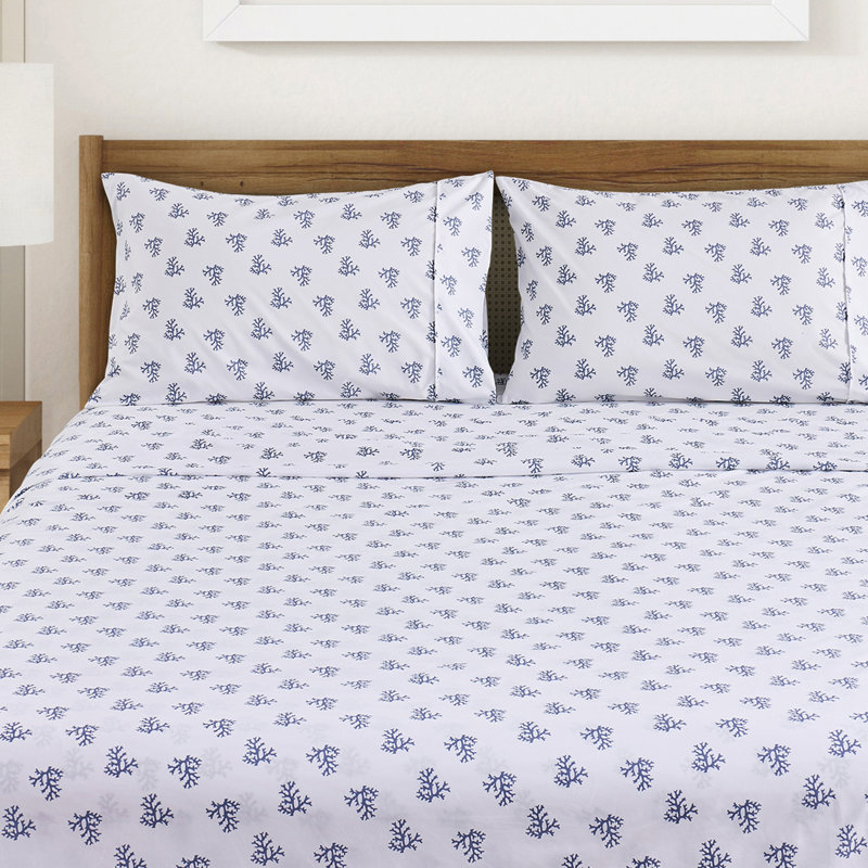 Ensemble de draps en microfibre ultra doux, Ensemble de draps pour grand lit + un drap-housse , Ancrage