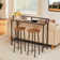 Ramsdell Console Table with Charging Station Behind Couch Table Skinny Narrow Sofa Entryway Table