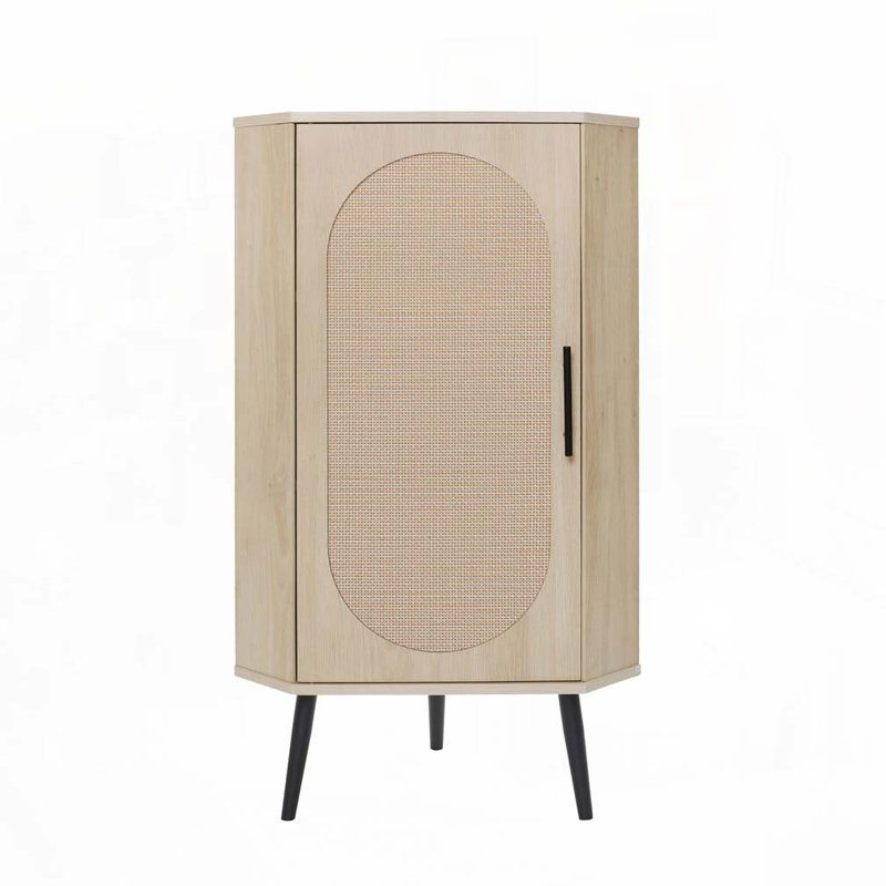 Corner cabinet Freestanding, Natural