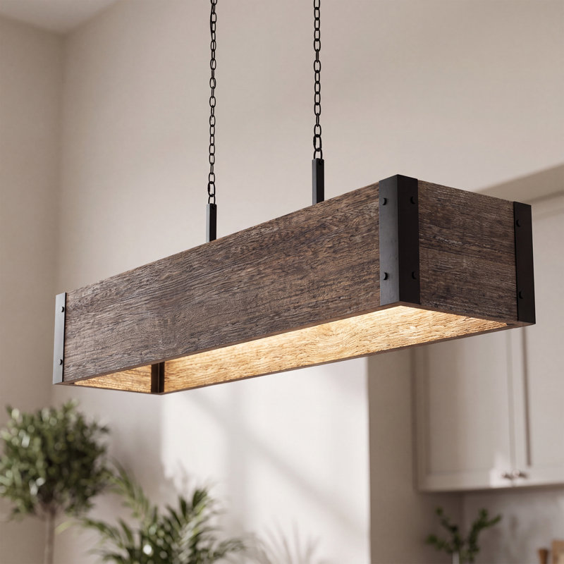Lustre pour îlot de cuisine 5 lumières Modern Farmhouse