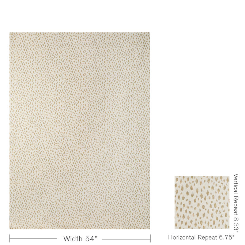 Granville Weaves Honfleur Cotton Blend Fabric, Beige