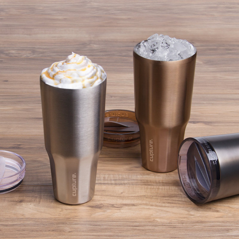 Cupture 32oz. Stainless Steel Travel Tumbler, Copper