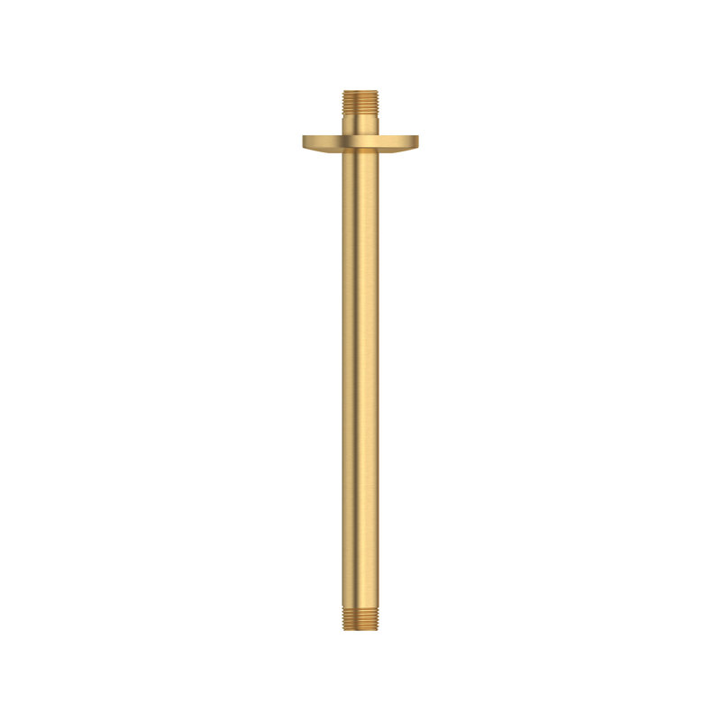 Gold Ceiling-Mount Shower Arm for Rain Showerheads