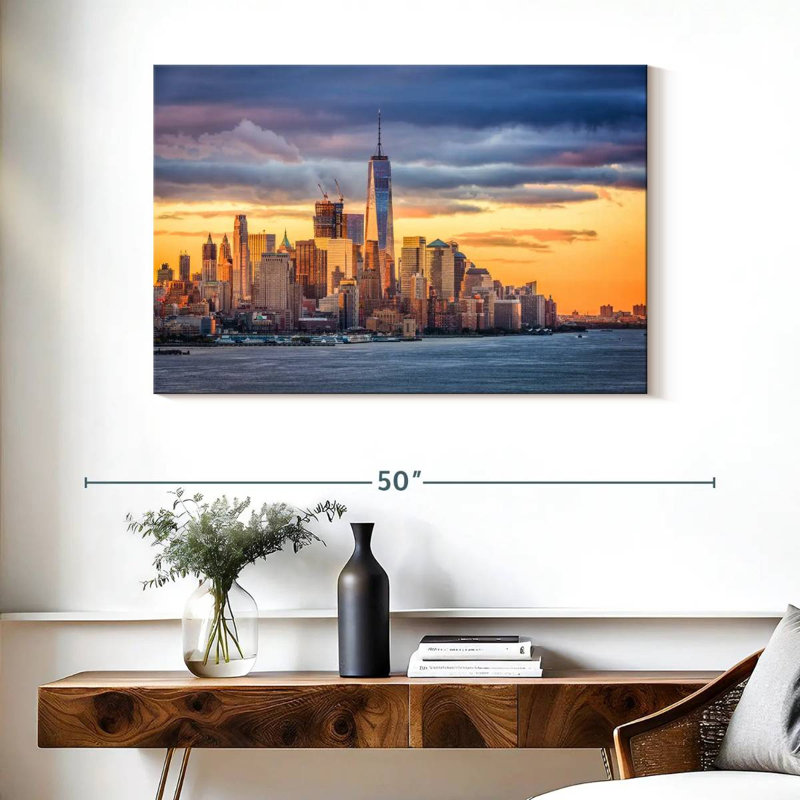 Sireci NYC Financial District, 26" H x 39" W