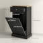Armoire à poubelle basculante Lynnsay, meuble à ordures dissimulé avec tiroir-1949862327
