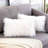 Luxury Merino Fluffy Lumbar Pillow Covers - Set of 2 White Decorative Throw Cushion Cases, Fuzzy, New Series