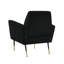 Chaise d'appoint rembourrée avec pieds dorés-857015070
