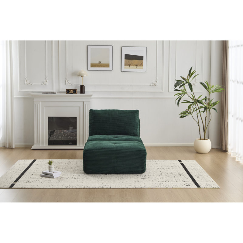 Chaise longue simple en velours côtelé pour animaux de compagnie - mousse à mémoire de forme, personnalisable, sans assemblage pour siège de petite maison moderne, assemblage, rembourrage haute densité